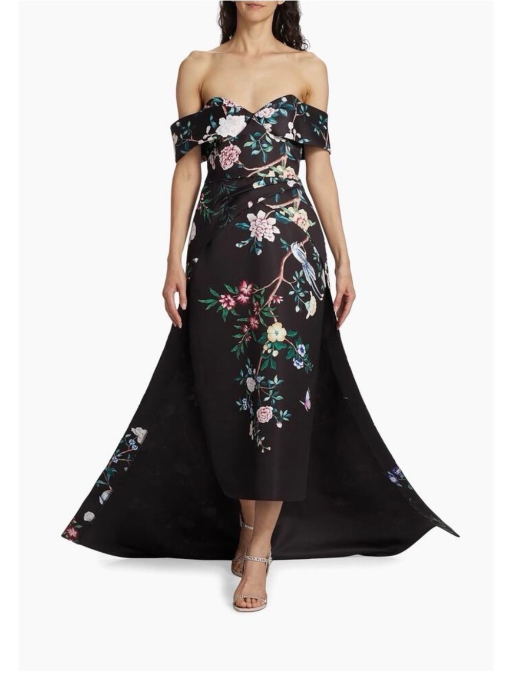 NWT Marchesa Notte Floral Evening Dress